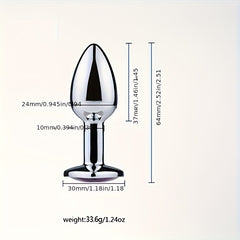 Beginner’s 3pcs Luxury Metal Anal Plug Set 💎