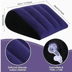Inflatable BDSM Position Pillow – Triangle Support Cushion 💜