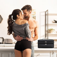 Private Toy Storage Bag – Double-Layer Organizer with Dual Locks 🔒