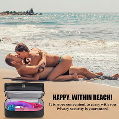 Private Toy Storage Bag – Double-Layer Organizer with Dual Locks 🔒